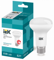 Лампа светодиодная IEK Е27 4000К 8 Вт