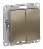 Выключатель 2-кл. Schneider Electric AtlasDesign шампань
